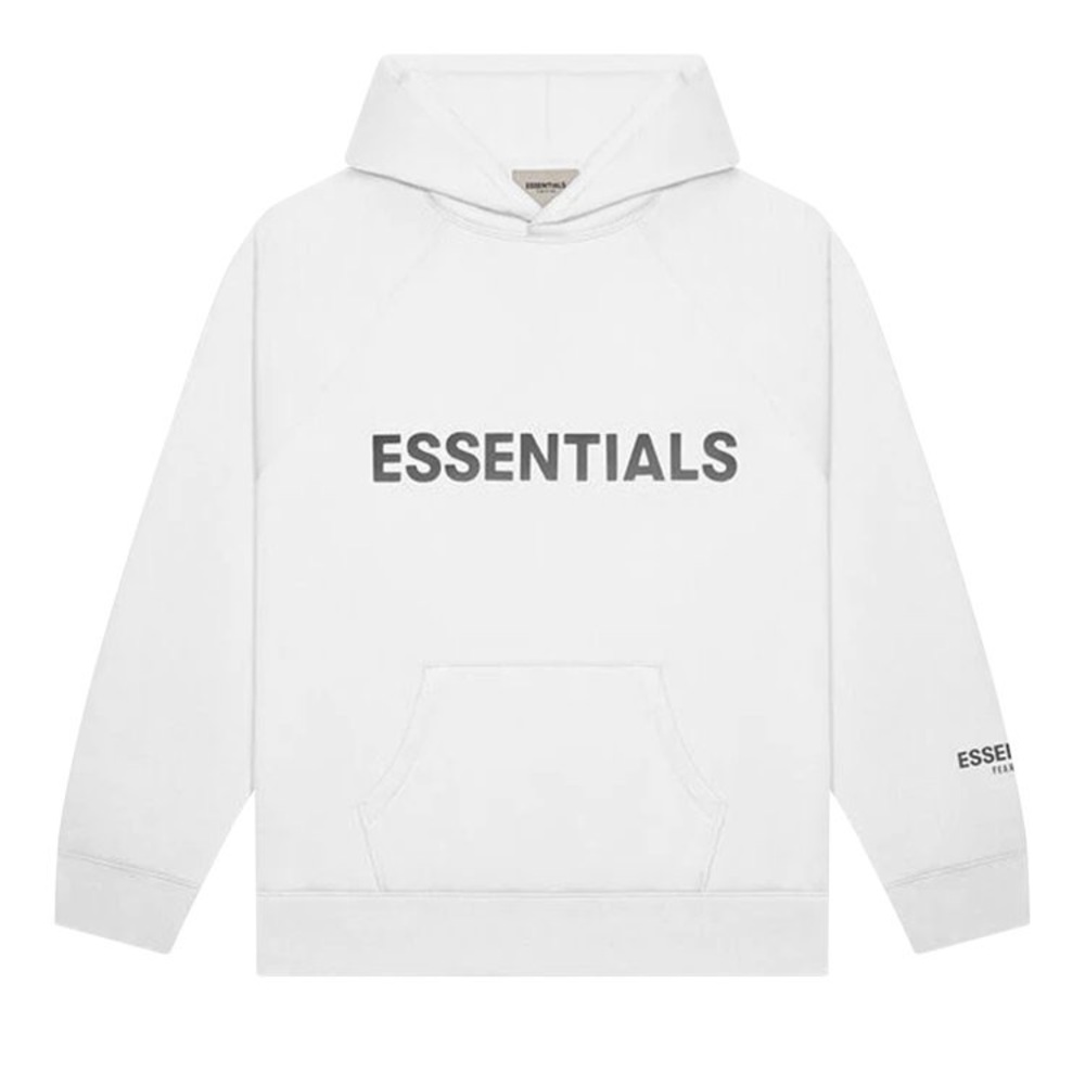 Essentials Fear of God White Pullover Hoodie